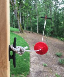 Owner installed zipline