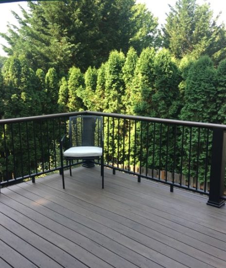 Timbertech Legacy Mocha Deck and Evolutions Builder Rail